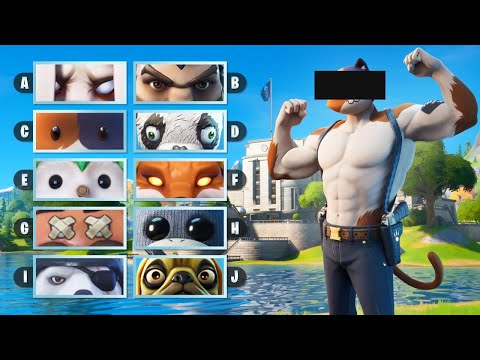 ADIVINA LA SKIN DE FORTNITE POR SUS OJOS - FORTNITE CHALLENGE - #6 | tusadivi