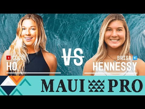 Coco Ho vs. Brisa Hennessy - Round Four, Heat 2 - Maui Women's Pro 2017