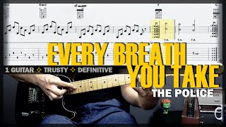 Every Breath You Take | Guitar Cover Tab | Standard Tuning Chords Lesson | BT w/ Vocals ðbb¸ THE POLICE