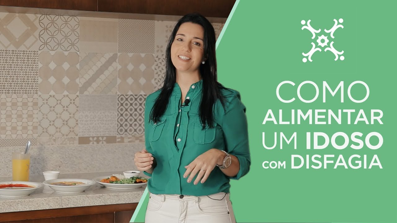 COMO ALIMENTAR UM IDOSO COM DISFAGIA