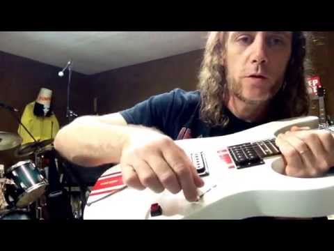 Ibanez RG120 Guitar super mod turn a sled into a hot rod. Rundown Show and tell