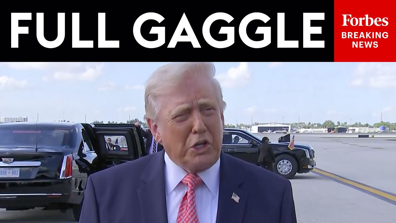 Video | BREAKING NEWS: Trump Speaks To Reporters About Iran 'Talks' And DHS Funding Battle