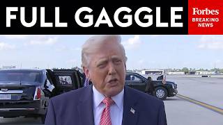 BREAKING NEWS: Trump Speaks To Reporters About Iran 'Talks' And DHS Funding Battle 