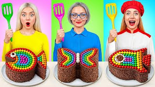 Me vs Grandma Cooking Challenge | Crazy Cooking Battle by Super Hyper DO