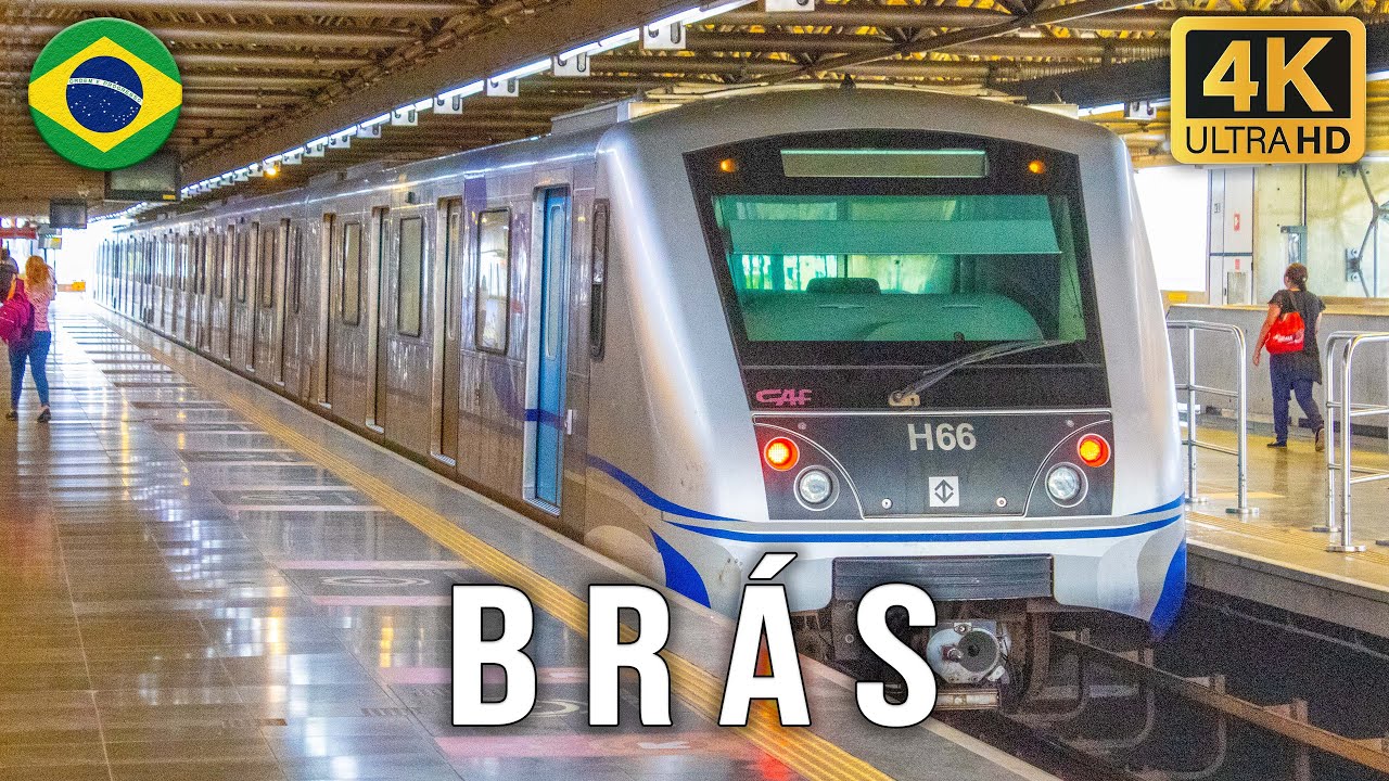 Sao Paulo, Brazil - Trains at Brás Station