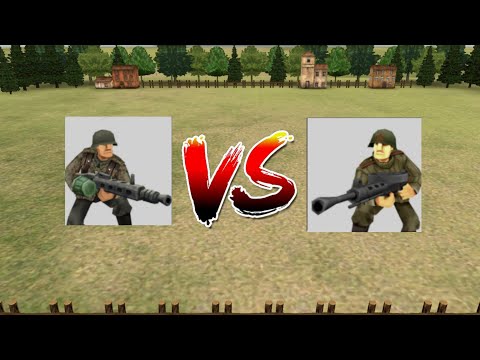 GERMAN MACHINE GUNNER VS USSR MACHINE GUNNER. WW2 BATTLE SIMULATION