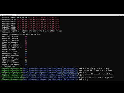 Google Codejam 2022 - Round 1C