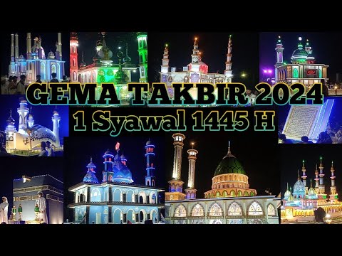 SUASANA MALAM GEMA TAKBIRAN 2024 - KECAMATAN SANDUBAYA ||PAWAI TAKBIR IDUL FITRI KELILING 1445 H