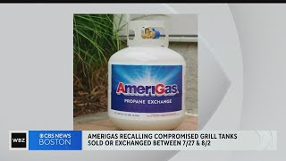 AmeriGas recalling 'potentially compromised' propane grill tanks