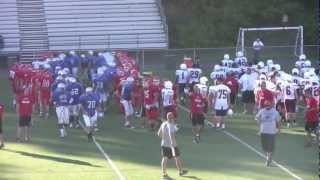 preview picture of video 'Berlin - Bristol Eastern - East Lyme:  August 29, 2012  Scrimmage'