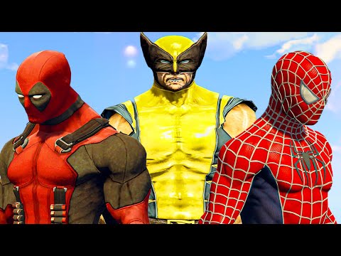 Spider Man Vs Deadpool Vs Wolverine - What If