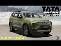 TATA SAFARI FACELIFT FIRST LOOK 2023 TATA SAFARI FACELIFT CONCEPT BY BAGRAWALA DESIGNS
