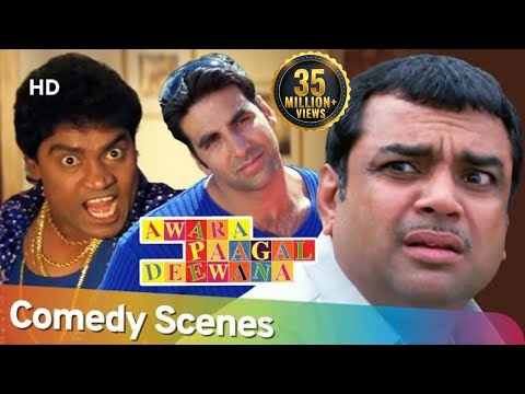 Best of Movie Awara Paagal Deewana- Comedy Scenes | Akshay Kumar | Paresh Rawal | Johny Lever