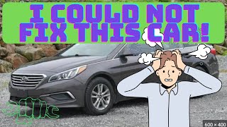 2017 Hyundai Sonata 2.4 Knock sensor code P1326 Going in Limp mode