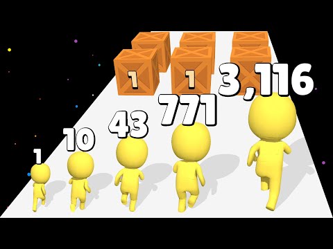 PUSH HARDER 3D - Level Up Man Run (Max Level)