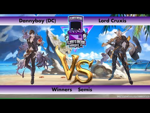 Flynn's Arcade 076 Winners Semis - Dannyboy (DC) (Belial) Vs Lord Cruxis (Eustace) Granblue Fantasy