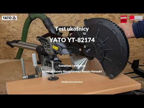 Пила торцовочная YATO с лазером, 1,8 кВт, диск 255/25,4 мм, рез 90°/45° Пила торцовочная YATO с лазером, 1,8 кВт, диск 255/25,4 мм, рез 90°/45°