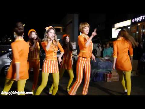 Dalshabet   To be not to be Fancam Surprise Perf  121118 직캠 달샤벳 있기 없기 게릴라공연