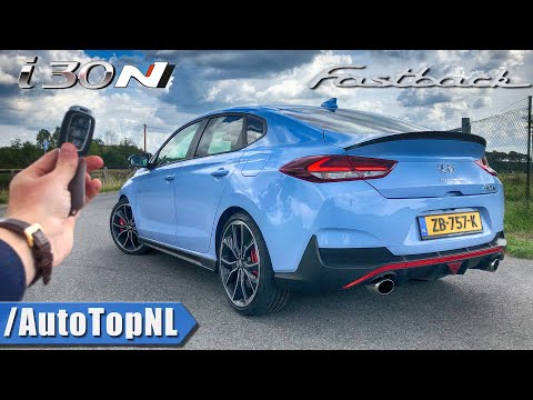 Hyundai i30N Fastback REVIEW POV on AUTOBAHN (No Speed Limit) & ROAD by AutoTopNL