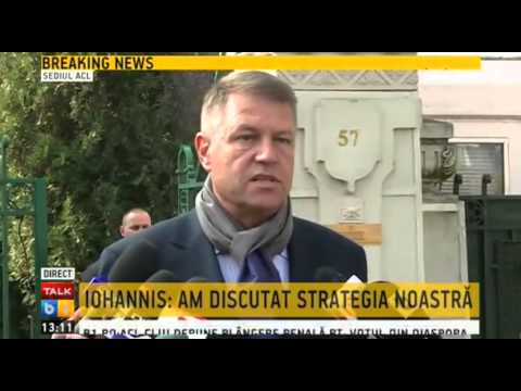 Klaus Iohannis: Sunt convins ca voi castiga turul II