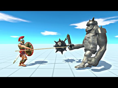 Spartan vs Every Unit - Animal Revolt Battle Simulator