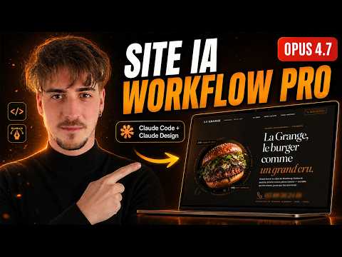 Le workflow IA ULTIME pour créer un site pro : Claude Design → GPT Image 2 → Claude Code
