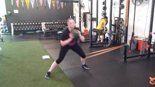 Band Resisted Lateral Lunges