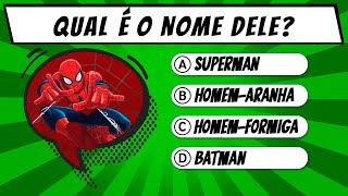 DESCUBRA O PERSONAGEM DA DC & MARVEL🕷🕸 | ADIVINHE O PERSONAGEM PELA PERGUNTA❓ | @quizmentebrasil 🧠