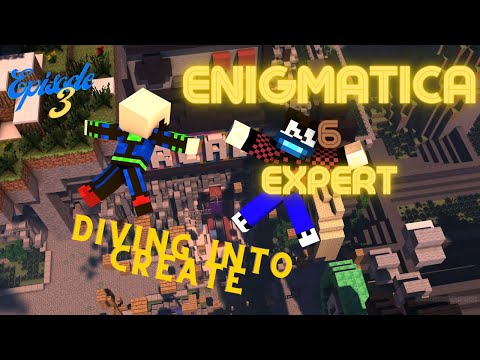 Enigmatica 6 Expert (e6e) Ep3: Fully automated farms that will last longer than you and me. CREATE*