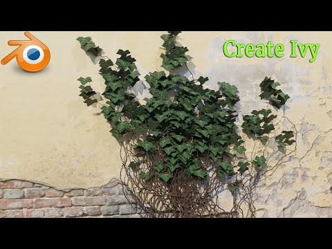 Blender tutorial - Creating ivy is easy with the add-on - 183