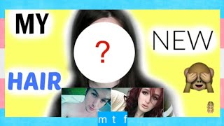 MY NEW LOOK HAIR | beautiful trans women | Mtf♀ ⚧