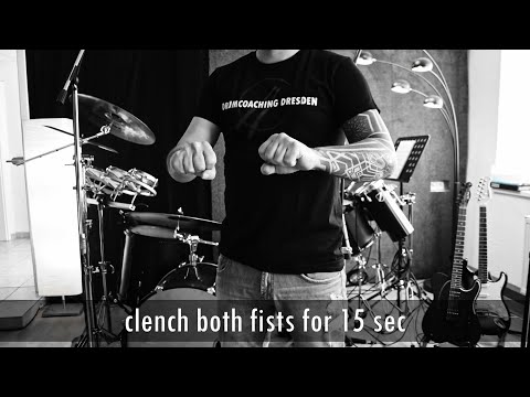 5 MIN FULL BODY WARM UP (before starting to drum) // [METAL DRUMS VOL.2]