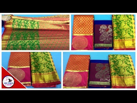 latest pattu saree collection 2018 | wedding  pattu saree collection | hairstyles and fashions