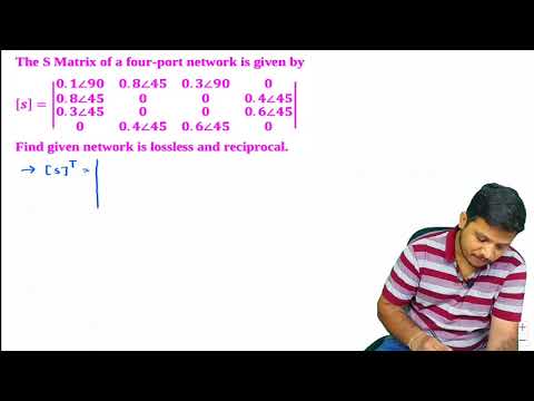 Examples on Scattering Parameters ScatteringParameters SParameters Problems