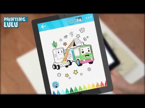 Painting Lulu Coloring App Video
