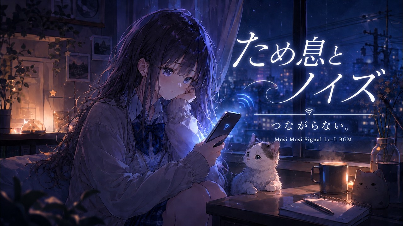 【フリーBGM】ため息とノイズ、つながらない。