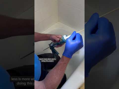 How to remove and recaulk a tub. Dad style. Love, Dad