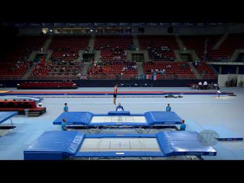 OLIMJONOV Mokhirbek (UZB) - 2017 Trampoline Worlds, Sofia (BUL) - Qualification Trampoline Routine