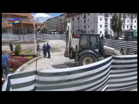 Jurnal Muscel TV  25 07 2018 -  incepere lucrari centru Câmpulung  - razvan grigore