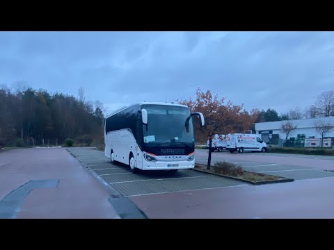 POV bus driving Germany A9 -BERLIN