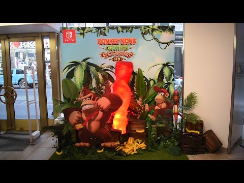 Donkey Kong Country Returns HD Launch Event at Nintendo NY