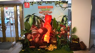 Donkey Kong Country Returns HD Launch Event at Nintendo NY