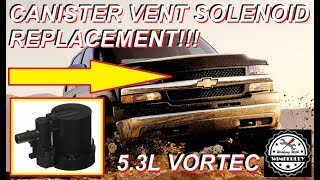How To Replace Vapor Canister Vent Solenoid GM 5.3L Vortec Replacement EVAP Purge System Code P0446