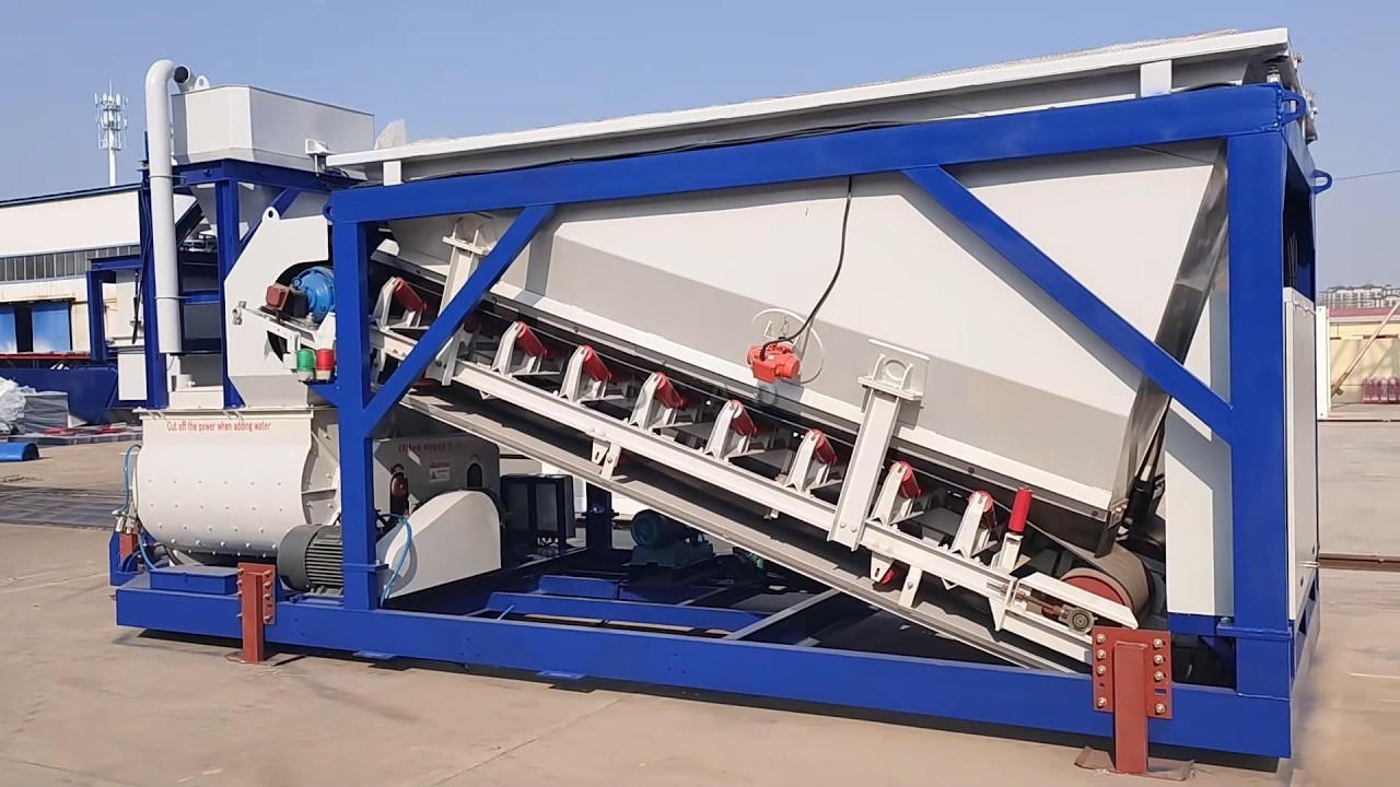 Portable Mobile Concrete Batching Plant