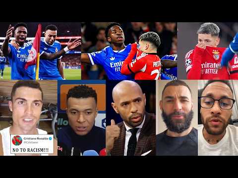 Famous Reaction on Vini Jr. Racially Abused By Benfica Player Prestiani | Real Madrid v Benfica 1-0