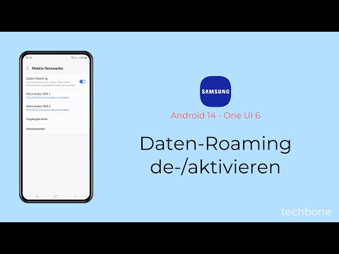 Daten-Roaming aktivieren oder deaktivieren - Samsung [Android 14 - One UI 6]