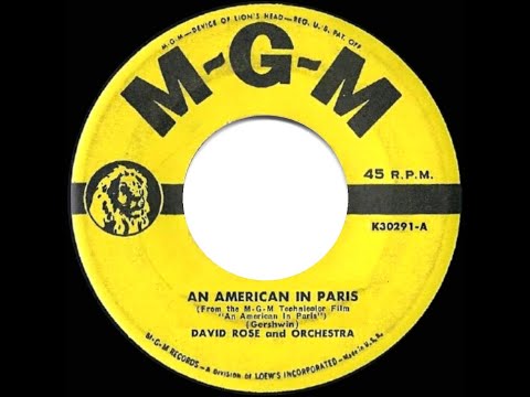 1951 David Rose - An American In Paris