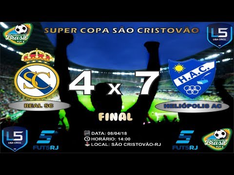 REAL SC 06 X 09 HELIÓPOLIS AC - SUPER COPA SÃO CRISTOVÃO