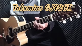 Video thumbnail for JUMBO Takamine Acoustic Guitar - Yet another Maple B&S - Takamine GJ72CE by 77GuitArts