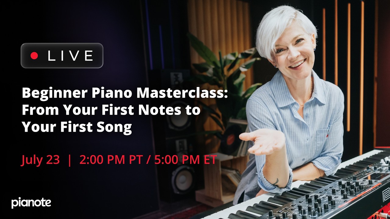 Beginner Piano Masterclass (Livestream)